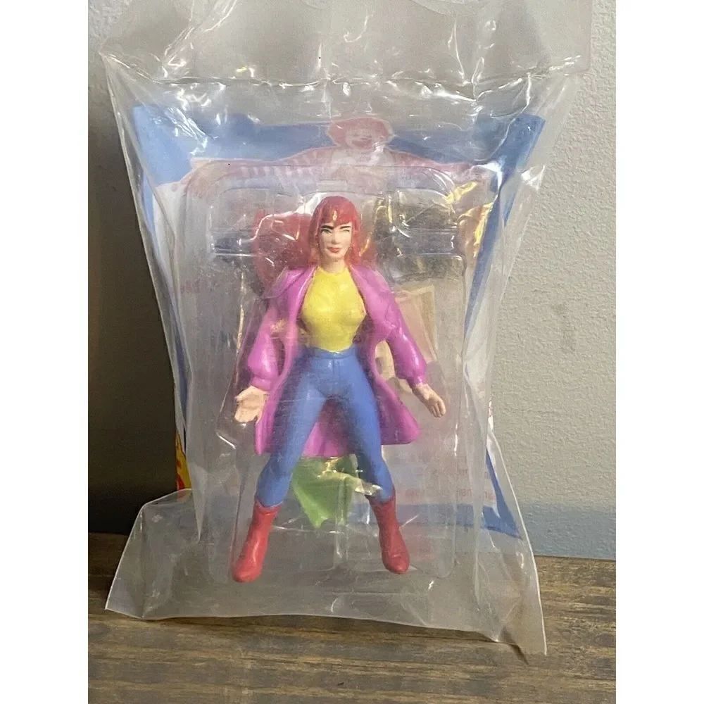 1995 McDonalds Happy Meal Toy Spider-Man Mary Jane Watson Clip-On Fashion #5 NIB